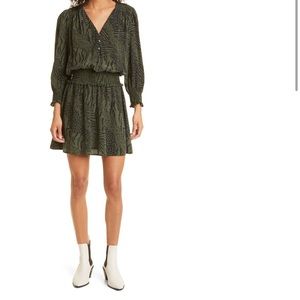 Rails Zana Mixed Animal Print Blouson Dress, Small